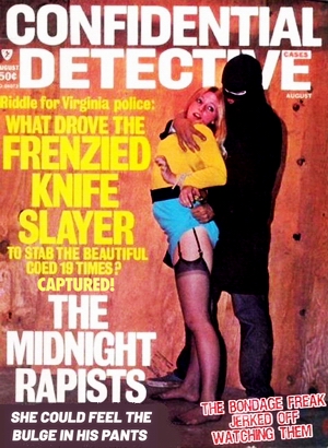 bondage detective magazine covers call girl tied up bound and gagged 1970s images silk stockings suspenders vintage bondage classics