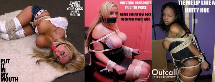 Hot women with big cleavage all tied up big tits in rope bondage dirty hoe call girls tied up women with huge super sized tits bound and gagged with panties babysitter tied up trashy tarty girls bound to tease and please hot nympho teen trashy tramps tied up