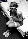  babysitter all tied up in daisy duke jeans and sneakers vintage HOM Bondage classics black and white images of horny tarty sucking nympho babysitters bound and gagged girls tied up and left futile struggles her wet pussy covered in hot semen