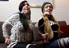 Teen student babysitters in Bondage teens tied up gagged with panties by   Mature Mom dyke roped up in skinny jeans, Bondage website, prick teasing  dirty hoe horny babysitter sisters bound and gagged by butch dom dykes