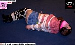 Bondage website, Damsel in distress bondage, Girls tied up in jeans, bound in jeans