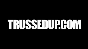 www.trussedup.com - Lesbian paid pro-sub Emma sex worker tied up ball gagged bondage babe thumbnail