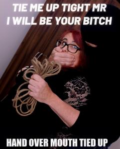 www.trussedup.com - business women hogtied jute rope bondage slut tied up by a stud sex worker thumbnail