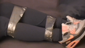 www.trussedup.com - goth office worker tied up and gagged hot secretary bondage video thumbnail